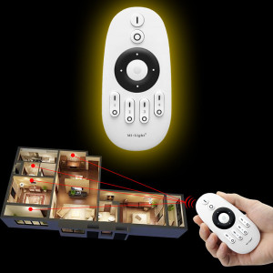 4-zone LED remote control...