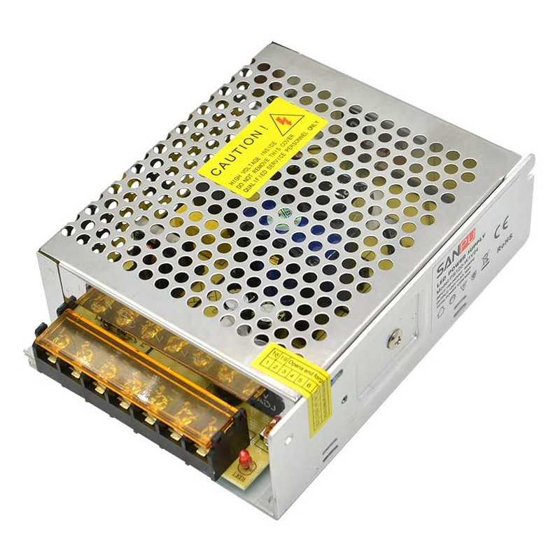 Pack Ruban LED 5m Monochrome + Transformateur 100W 24V IP65