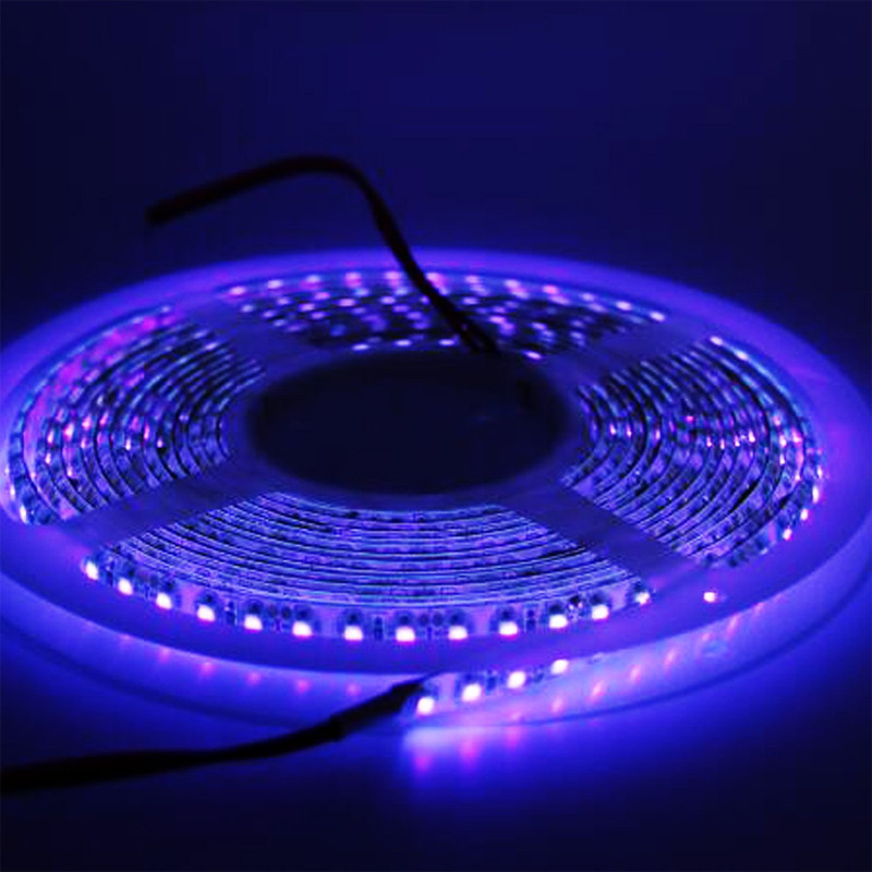 UV-LED-Streifen Schwarzlicht 120 LEDs / m für Partys und Bars