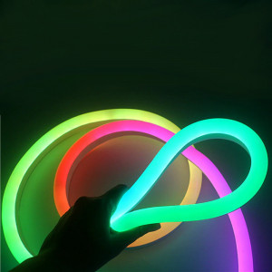 Powerful multicolored led tape with dynamic effects 144 leds / m - 1 led /  pixel - for swimming pool